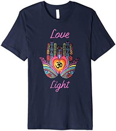 Love and Light hippie Mandala Spiritual and Ritual T Shirts