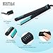 BEAUTIROX Flat Hair Iron with Anti-Static Technology and Temperature Controls for Straightening and Curls,Black