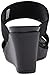 crocs Women's Leigh II 2-Strap Wedge, Black/Black, 8 M US