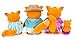 Li'l Woodzeez Fox Family Set with Storybook