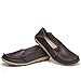 Lucksender Womens Soft Leather Comfort Driving Loafers Shoes 9B(M) US Coffee