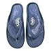 Cheeks Health Sandals, by Tony Little – One Piece Foot Technology; Made from Low Impact EVA Plastic, Waterproof, Lightweight with Arch Support, Molded Footbed,Gel Insoles – Health Sandals Solid – Denim – Size 8thumb 3