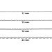 Kooljewelry Sterling Silver Rope Chain Pendant Necklace For Women (1.1 mm, 20 inch)