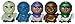 TeenyMates NHL Series 2 - Goalie Figures - Mystery Packs (6 Packs, 12 Figures Total)