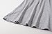 LARACE Women 3/4 Sleeve Tunic Top Loose Fit Flare T-Shirt(1X, Light Gray)
