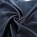 ZIMASILK 100% Pure Mulberry Silk Pillowcase for Hair and Skin Health,Soft and Smooth,Both Sides Premium Grade 6A Silk,600 Thread Count,with Hidden Zipper,1pc (King 20''x36'',Black)