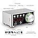 Nobsound 100W Mini Bluetooth 5.0 Power Amplifier Hi-Fi Stereo Class D Audio Amp 2.0 Channel Wireless Receiver Lossless Music Player TF USB Home Speaker (Silver)thumb 2