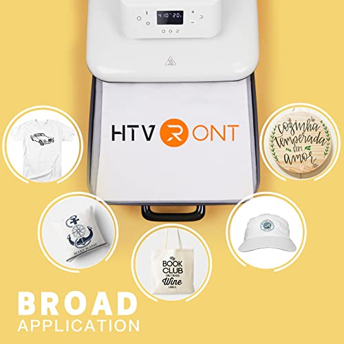 HTVRONT Auto Heat Press Machine for T Shirts 15x15 Smart T Shirt