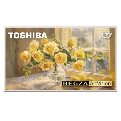 Toshiba 75" G700 Series ArtVision 4K UHD Smart Fire TV (75G700SU, 2026 New) - QLED, Native 165Hz, Art Gallery Mode, Anti-Glare Screen, REGZA Engine ZRi, DTS Virtual:X, Included Art Frame
