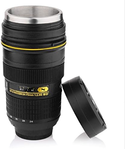 Stainless Steel Insulated Tumbler Coffee Mug Lens 350-400ml Display Your Love Of Photography While Enjoying Favorite Beverage