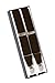 Hold'Em Suspender for Men Made in USA Y-Back Genuine Leather Crosspatch Clip on tuxedo suspenders - Brown (Regular - 46