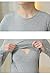 Smallshow Women's Maternity Nursing Tops Modal Comfy Breastfeeding Clothes