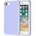 iPhone 8 Case, Anuck Non-Slip Liquid Silicone Gel Rubber Bumper Case with Soft Microfiber Lining Cushion Hard Shell Shockproof Full-Body Protective Case Cover for Apple iPhone 7/8 4.7" - Light Purple primary