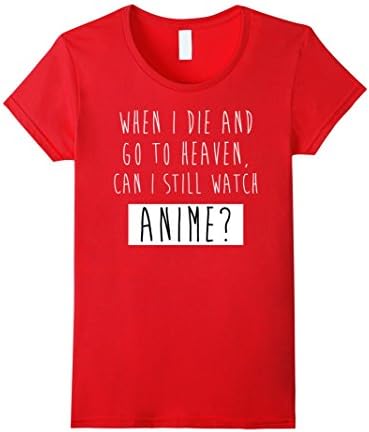 Women's Anime fan t-shirt Anime fan Gift Medium Red