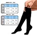 Bluemaple Compression Socks for Women and Men, Best for Running, Athletic Sports, Crossfit, Flight Travel, Suits Nurses, Maternity Pregnancy, Shin Splints, Below Knee High, Assorted 1-S, 6 Pairs