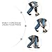 Adorime Ankle Gun Holster Holder for Concealed Carry Pistol Three Layer Non-Slip with Breathable & Adjustable Nylon Strap - Fits Glock 42, 43, 36, 26, Smith and Wesson Bodyguard .380.38, Ruger LCP