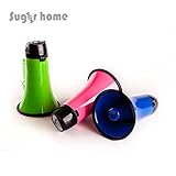Sugar home Portable Megaphone Bullhorn 20 Watt Power Megaphone Speaker Voice and Siren/Alarm Modes with Volume Control and Strap