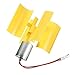 RoseSummer Diy Kit Small Dc Motor Vertical Micro Wind Turbines Blades Generator