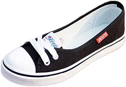 Single Shoes,BaZhaHei Women's Shoes Ballet Flats Casual Shoes Breathable Women Flats Slip On Fashion 2018 Flats Women's Shoes Low Canvas Shoes Rogue Mouth Breathable Slip Shoes Size 3.5-6.5