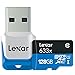 Lexar High-Performance microSDXC 633x 128GB UHS-I/U1 w/USB 3.0 Reader Flash Memory Card (old packaging) LSDMI128BBNL633R