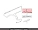 US85 Direct 2X 6.3 AMG Genuine Emblem Fender Left& Right Adhesive Logo Badge Nameplate Decoration Sport for Mercedes-Benz OEM ABS (Matte Black)