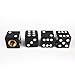 4PCS Dice Valve Caps Black Tire Air Valve Stem Caps Car Trunk Bike Bicycle Wheel Rims Accessoriesthumb 2