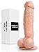 Beauty Molly Superior 7 Inch Anal Realistic Penis Dildo with Suction Cup Adult Sex Toys for Women, Flesh