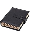 iSuperb Earring Organizer Book Design Travel Jewelry Storage Case Tray Holder for Girls 7.3x5.5x1.8inch (Black)