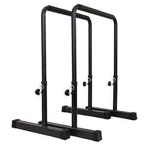 POWER GUIDANCE Dip Bar Dipstandaarden – Verstelbare hoogte 76cm – 98cm Krachttraining voor het hele lichaam 3 kleuren