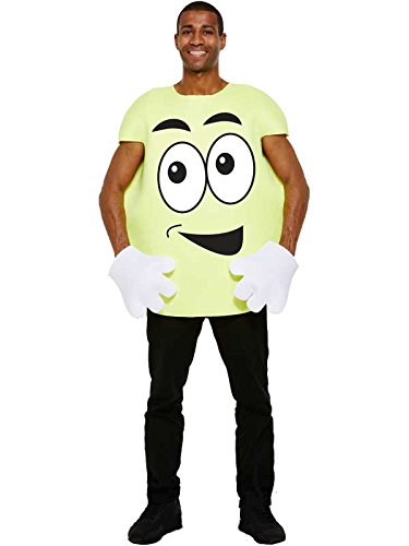 D/UP ADULT SWEET YELLOW W/FACE