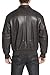 Landing Leathers Men's Air Force A-2 Goatskin Leather Flight Bomber Jacket, Dark Brown, X-Large