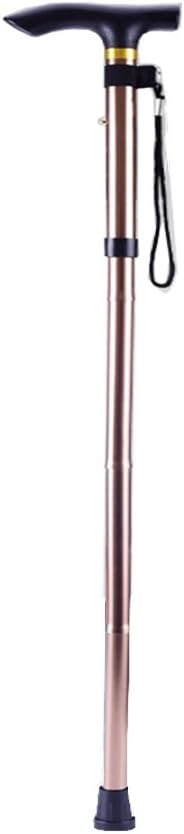 Folding Cane with T Handle, Foldable Walking Cane for Men & Women, Folding Walker Cane, Lightweight, Collapsible, Portable Hand Walking Travel Stick,Aluminum Adjustable Height Crutch Easy Fold up