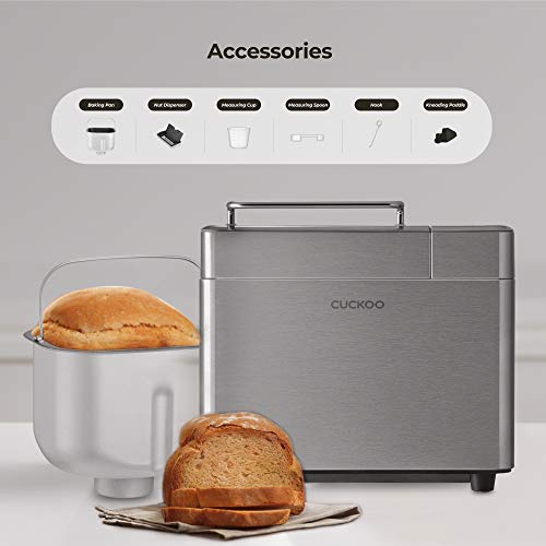CUCKOO CBMAAB101S MultiFunctional Bread Maker 1 lb., 1.5 lb., & 2