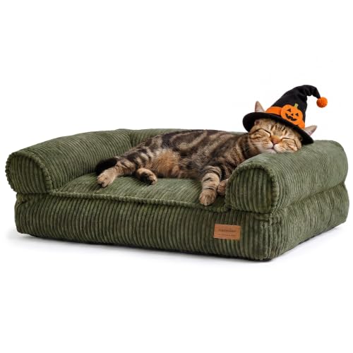 FUKUMARU Corduroy Cat Couch Bed