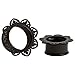 KUBOOZ 2017 New Stainless Steel Ear piercing Flesh Tunnels Double Flared Ear Stretcher Saddle Plug 10mm