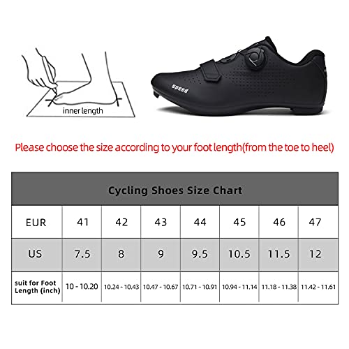 Men’s Cycling Shoes with Delta Cleat Set, Road Bike Shoes Compatible