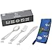 SunZio Kids Silverware Set, 18/10 Stainless Steel 12 Piece Cutlery Set with 4 Forks, 4 Spoons, 4 Small Knives, Toddler Metal Travel Utensils with Case, Child Safe Flatware, Dishwasher Safe, 1 Set