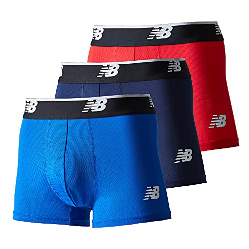[ニューバランス] ボクサーブリーフ メッシュボクサー 3インチ 前閉じ 3pack メンズ ( LAU13048 ) 速乾 ドライ 3枚