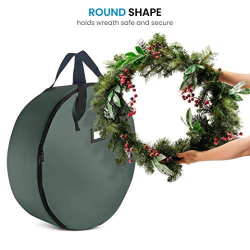 image for ZOBER 2-Pack Christmas Wreath Storage Bag 36