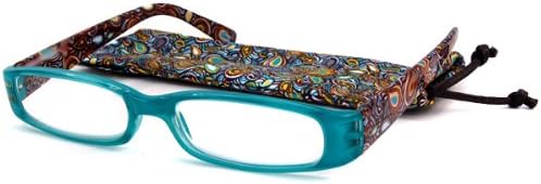 Calabria Readers Reading Glasses - R735 - Teal / TEAL +3.50