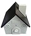 Super Outdoor and Indoor Ultrasonic Dog Bark Control Anti Barking Device Sonic Bark Deterrents with Hanging Hole in 2017 Newest Birdhouse Shape (Black)