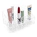 Weiai 24 Stand Transparent Plastic Trapezoid Makeup Cosmetic Organizer Display Stand A77