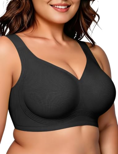OEAK Jelly Bras Plus Size Support Push Up Comfy Bra