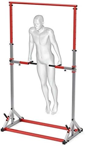 WMPS Power Tower Adjustable Pull Up Bar Rack & Dip Station for Home Gym and Muscle Up Training