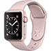 Apple Watch Series 2 Smartwatch 38mm Rose Gold Aluminum Case, Pink Sand Sport Band (Renewed)