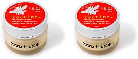 Routine Maggie Citrus Farm De-Odor-Cream (Pack of 2) With Coconut Oil, Cocoa Seed Butter and Beeswax, 58ml