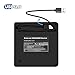 External DVD Drive, High Speed Data Transfer USB 3.0 External CD DVD Reader Writer Player for Laptop Desktop Macbook Mac OS Windows 10/8/7/XP/Vista