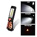 Rechargeable Work Light, Vibelite COB LED Portable Magnetic Flashlight, Inspection Lamp for Car Repair,Home Using, and Emergency (Large) Orange