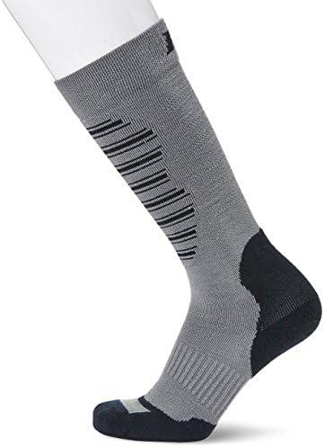 Kold Feet Men's Knee-High Merino Wool Ski Socks Lightweight Performance Warm Outdoor Snowboard Skiing Socks Large Gray