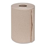 Genuine Joe GJO22200 Hard Wound Roll Towel, 350' Length x 7-8/9" Width, Natural (Case of 12)